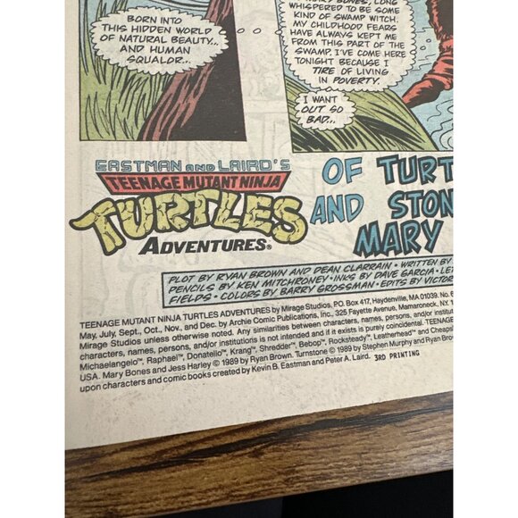 Archie Series Teenage Mutant Ninja Turtles Adventures Comic Book #6 Nov 1989 - Picture 4 of 5